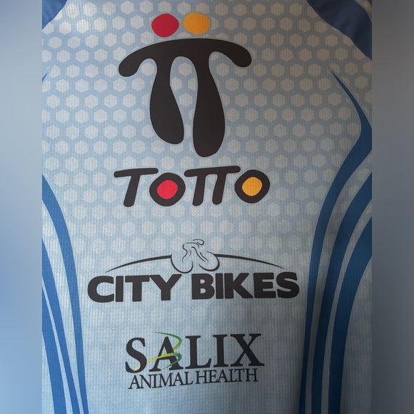 Edde Sports Light Blue Cycling Kit – Long Sleeve Jacket & Padded Bodysuit - Picture 7 of 9